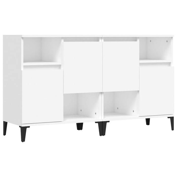 Buffet - Maison Exclusive - Weiß - Holzwerkstoff - 4 Fächer 60x35x70 cm