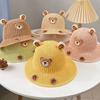 Bär niedlicher Kinder-Sonnenhut Sommer-Sonnenhut Nische leerer Oberteil Jungen und Mädchen Baby-Sonnenhut Sonnenhut