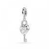 Swarovski Idyllia Charm Heart With Key Charm 5742957