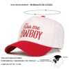 Unisex COWBOY Letter Embroidery Baseball Caps Spring Autumn Outdoor Adjustable Casual Hats Sunscreen Hat Sports Cap