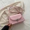 Lock Heart Loving Button Single Shoulder Crossbody Bag Daily Outfits Fashion