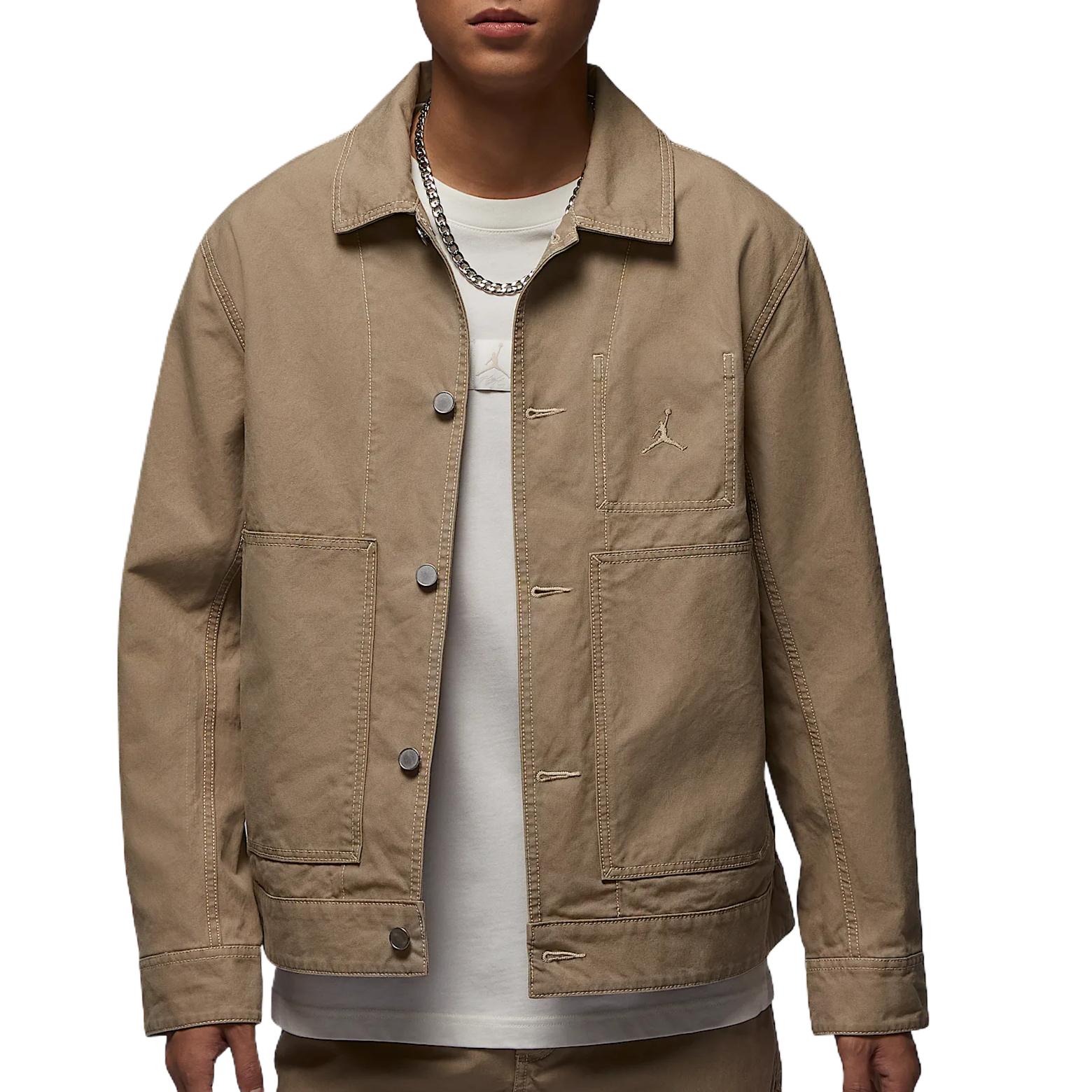 

Jordan Essentials Чикаго Однотонная Свободная Удобная Модная Теплая Куртка Мужская Куртка Коричневая HF9318257 M