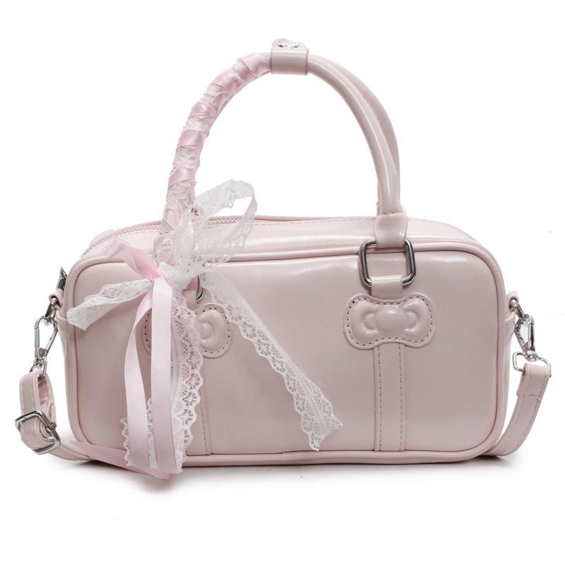 

Premium handbag bag women s summer new trendy fashion bowling shoulder bag popular messenger bag розовый