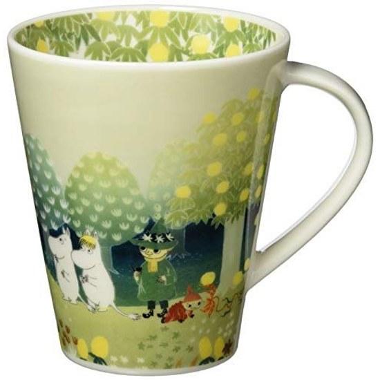 Yamakasyoten MOOMIN Luonto Mug Large 500ml Hill Green Goods Nordic Gift Tableware Made Japan MM3201-35