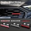 1PCS ABS QUATTRO Badge Car Front Grille Rear Trunk Emblem Auto Accessories
