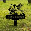 Custom Metal Bird Garden Stake, Outdoor Yard Art Decor, Personalized Gardener Gift, Weatherproof Garden Ornament