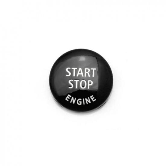 Gloss Black Car Front Engine Start Switch Trim For BMW E Chass Car E90 E60 E70