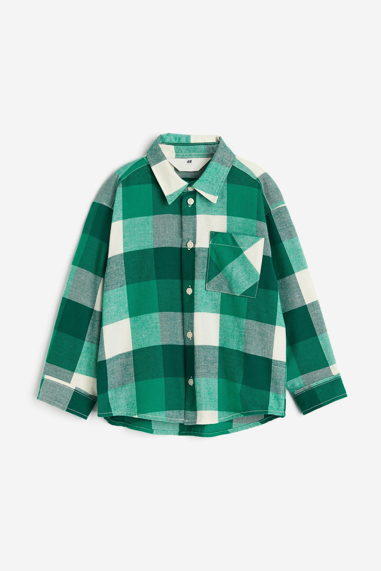 

Рубашка из хлопковой фланели