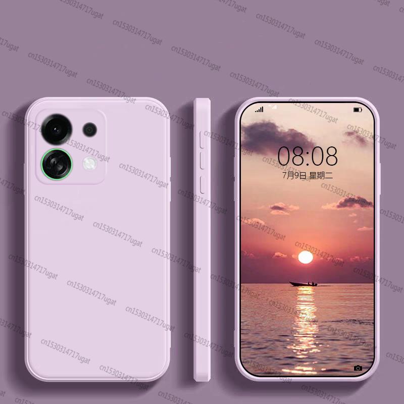 Para Capa Oppo K13 Turbo Para Oppo K13 Turbo Pro Anti-choque Macia Silicone Líquido Cor Doce Capa Para Oppo K13 Turbo Capa