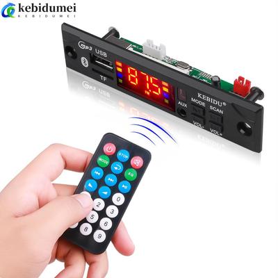 Bezdrátový Bluetooth MP3 WMA dekodér Deska 12V Car Audio USB TF FM rádiový modul MP3 přehrávač s dálkovým ovládáním