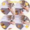 10 Pieces Reble Chopsticks Helpers Black Training Chopstick Hinges Connector Practice Chopsticks for Adults, Kids, Beginners, Trainers or Learners