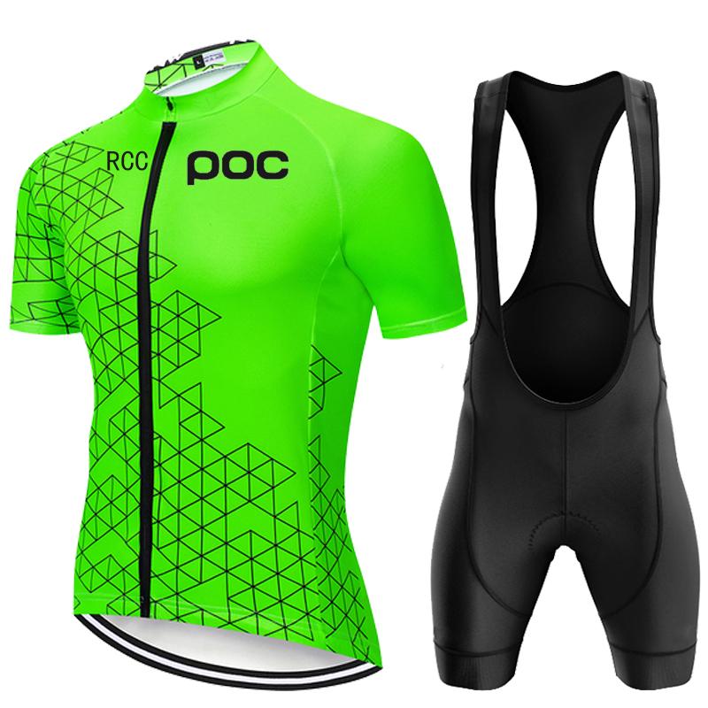 Rcc Poc Cycling Jersey Set Zomer Heren Fietskleding Mountainbike Kleding Mtb Fiets Rijkleding Fietspak 2026