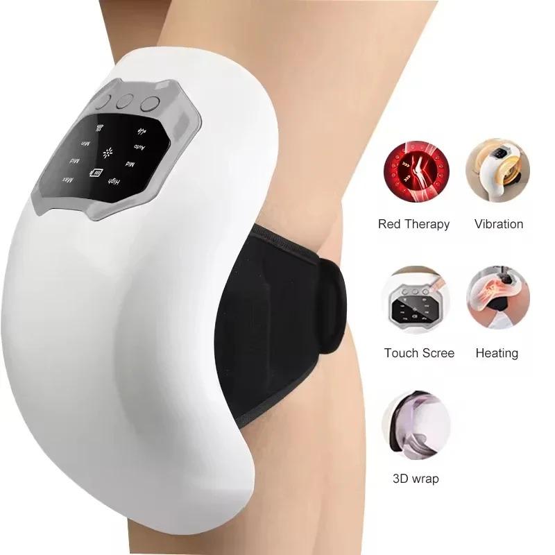 2026 New Gift 3-in-1 Cordless Knee Massager: Smart Air Pressure, Vibration 3D Kneading, Rechargeable for Knee Shoulder Elbow Pain Relief