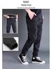 Men's Loose Cuff Overalls: Trendy Harem Jogging Pants with Large Pockets for Spring & Summer, Available in Large Sizes