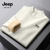 JEEP SPIRIT Men's Winter Fleece-Lined Pullover Sweater