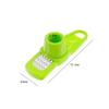 Mini Manual Garlic Grinder - Creative Garlic Press & Mash Tool, Compact Green Kitchen Gadget for Fresh Garlic Prep