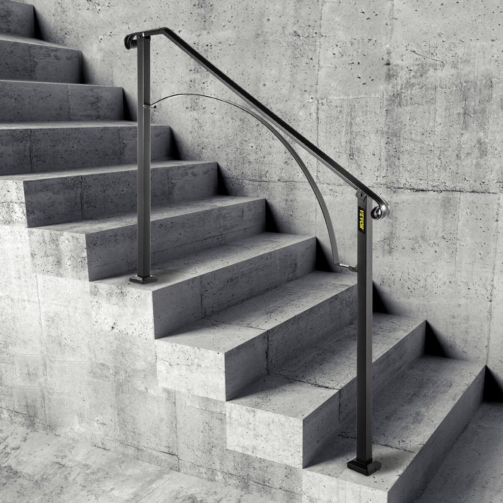 Handrail Arch #3 Fits 3 or 4 Steps Matte Black