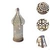 Decorative Hanging Lamp Crect Iron Crafts Lantern LED Fairy Light for Bedside