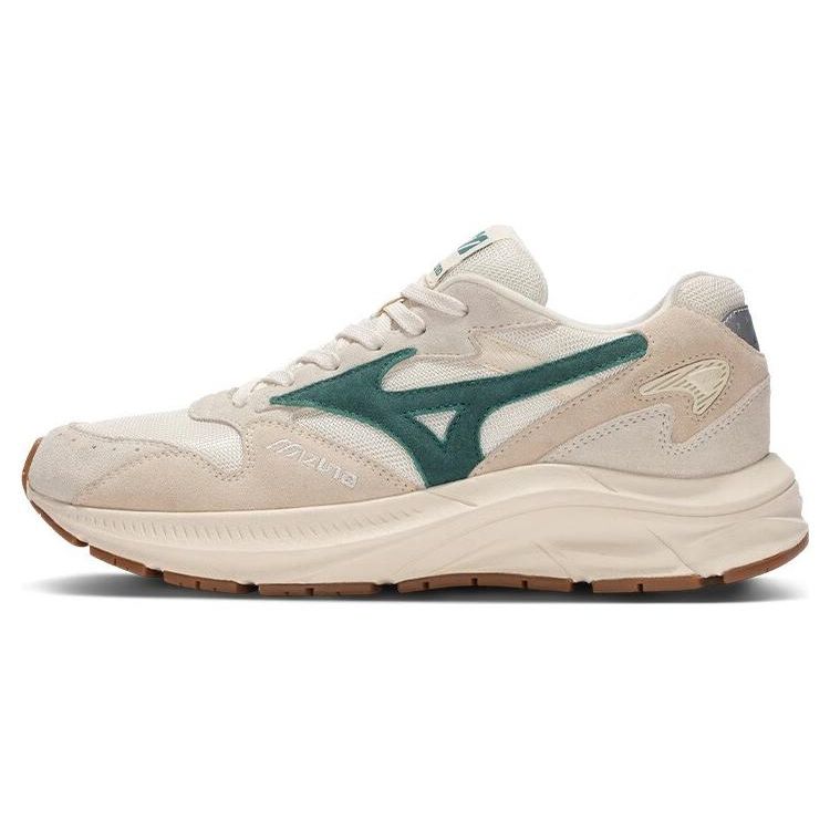 Mizuno Unisex Retro Breathable Casual Sneakers White Navy D1GH2323-04 42.5