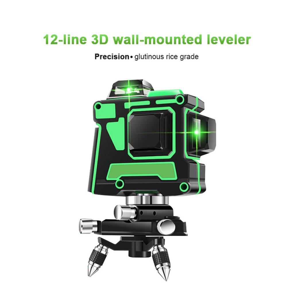 100-240 V 12 rida roheline tuli 3D laseri taseme digitaalne isetasanduv 360° pöörlev mõõt
