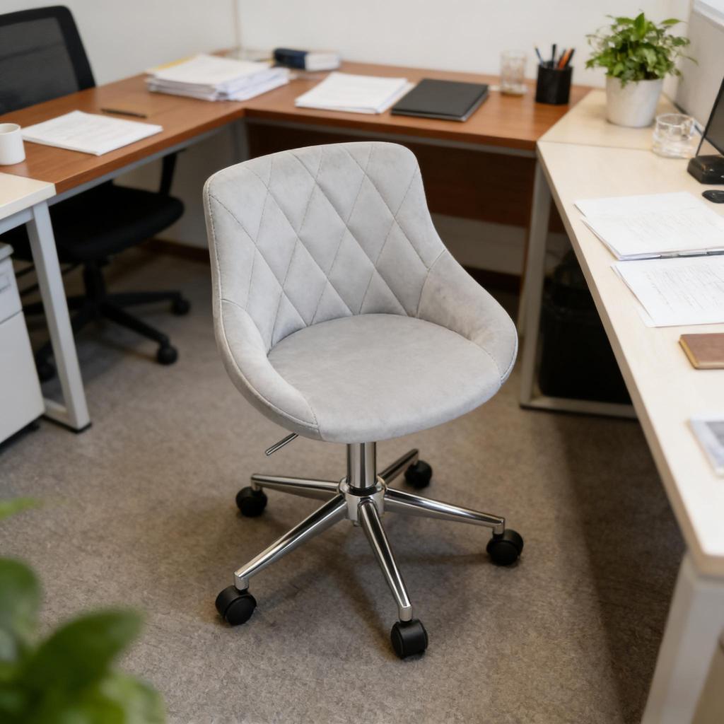 Swivel Office Chair, Wheelchair with Wheels, Office Chair for Home Office (only with office chairs)