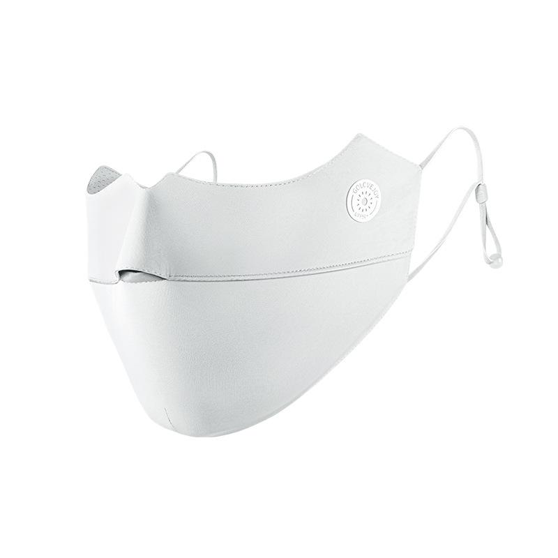 Ice Silk Anti-UV Face Mask with Eye Corner Protection & Moisturizing Hyaluronic Acid