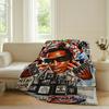 Rapper A-Asap-Rocky Don't Be Dumb Blanket Warm Soft Suitable For Bedroom Sofa Bed Living Room Office Travel Camping Gifts