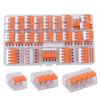 Lever Wire Connector 75 Pcs Assortment Pack Compact Splicing Connector Kit for Electrical Wires Solid Stranded Flexible Wires PCT-412/413/4155