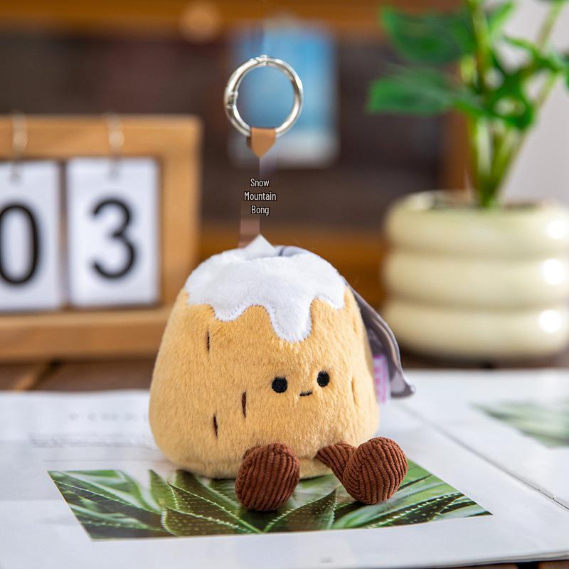 Volcano, Dune, and Snow Mountain Stress Relief Plush Squeeze Toy - Ideal Desk Companion and Gift for Students, Boys, and Girls.