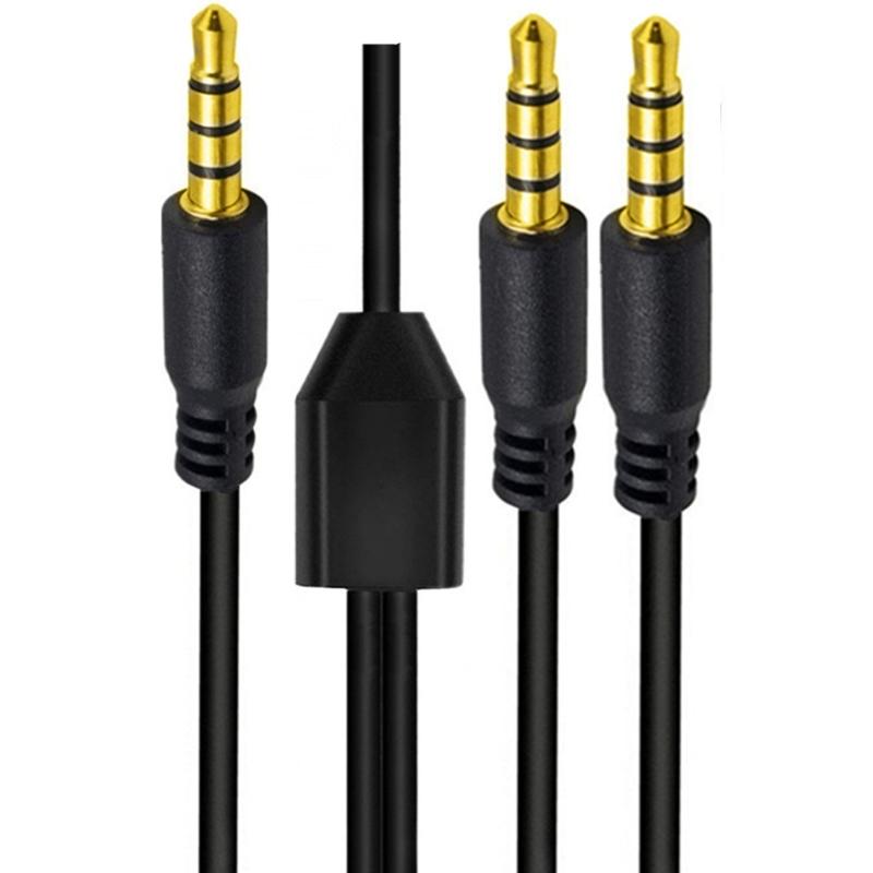 Reinforced Auxiliary Stereo Cord Universal for Phones Tablets Laptops Headphones Electronics Universal Device Connection