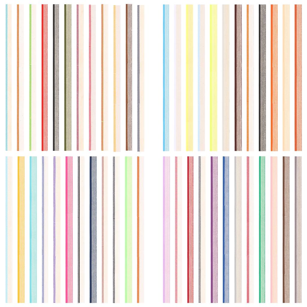 24 Color Book Headband Binding Kit 11.8 Inch Book Binding Headbands Endbands for Different Books Bind Cloth Art Binding Supplies