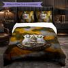 Set Biancheria da Letto Everton Football 3 Pezzi Morbido Set Copripiumino con Federe Set Decorazione Camera da Letto per la Casa