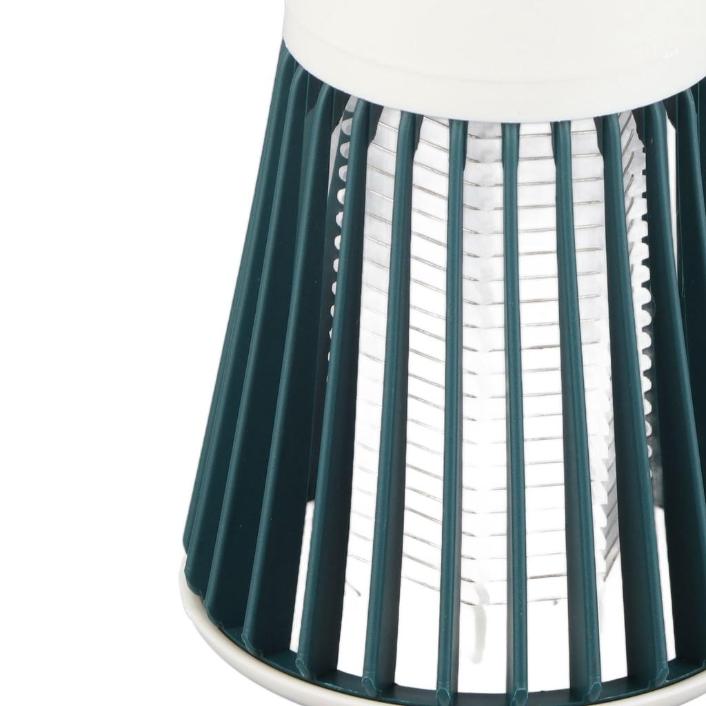 Elektrisches Fliegenvernichtungslicht ABS USB Wiederaufladbare Fliegenfallenlampe für Innen Außen Grün