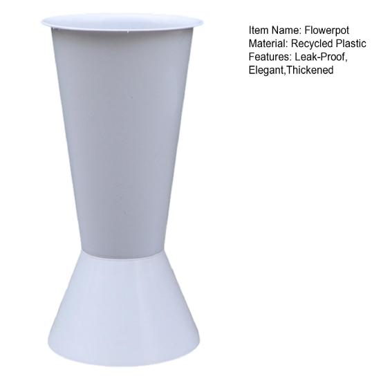 Thickened Flower Arranging Bucket with Inner Sleeve Floral Fixing Base for Bouquets Vase Insert Plant Pot Heavy-Duty Plastic Flower Bucket
