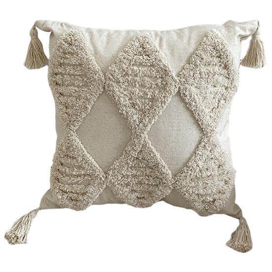 Pillowcase Stylish Bohemian Ethnic Tassel Design Thickened Embroidered Sofa Bedside Cushion Office