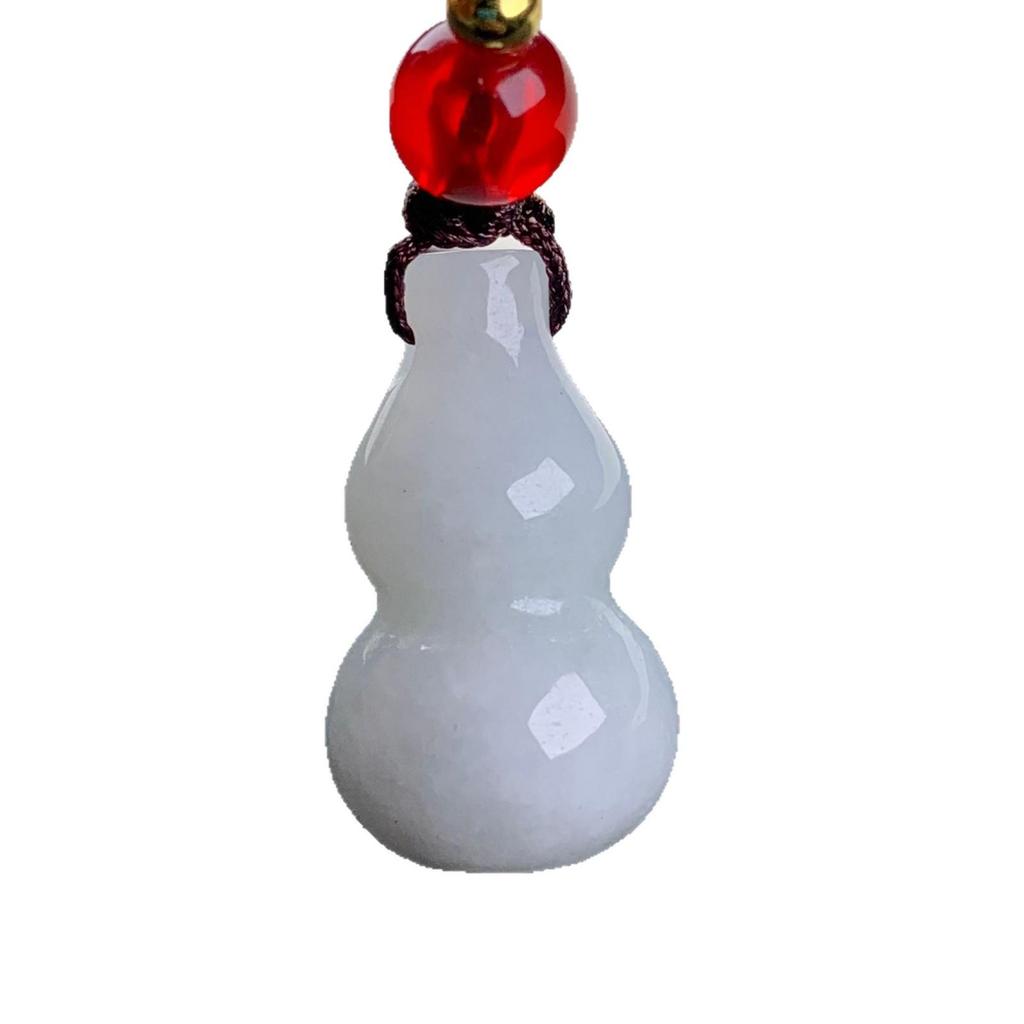 Myanmar A-Grade Natural Jade Gourd Fu Lu Pendant - Southeast Asia Ornaments