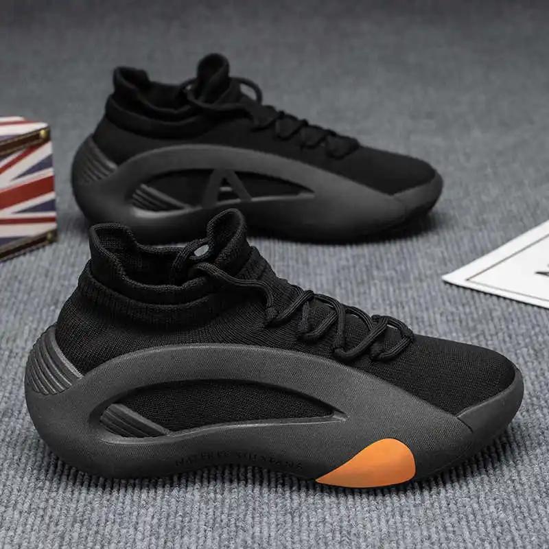 Fashion Without Heels With Ties Men's Sneakers High Brand Boots 45 Shoes High Sneakers For Man Sports Tenid Global Brands Street