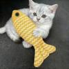 Burlap Stress Relief Simulation Fish Toy for Cats & Dogs