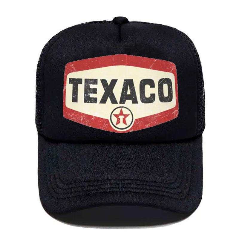 Berretto da Baseball Texaco Logo Vintage Personalizzato Uomo Donna Regolabile Cappellino Trucker Cappelli Sportivi Estivi Visiera in Rete Cappellini Snapback da Esterno