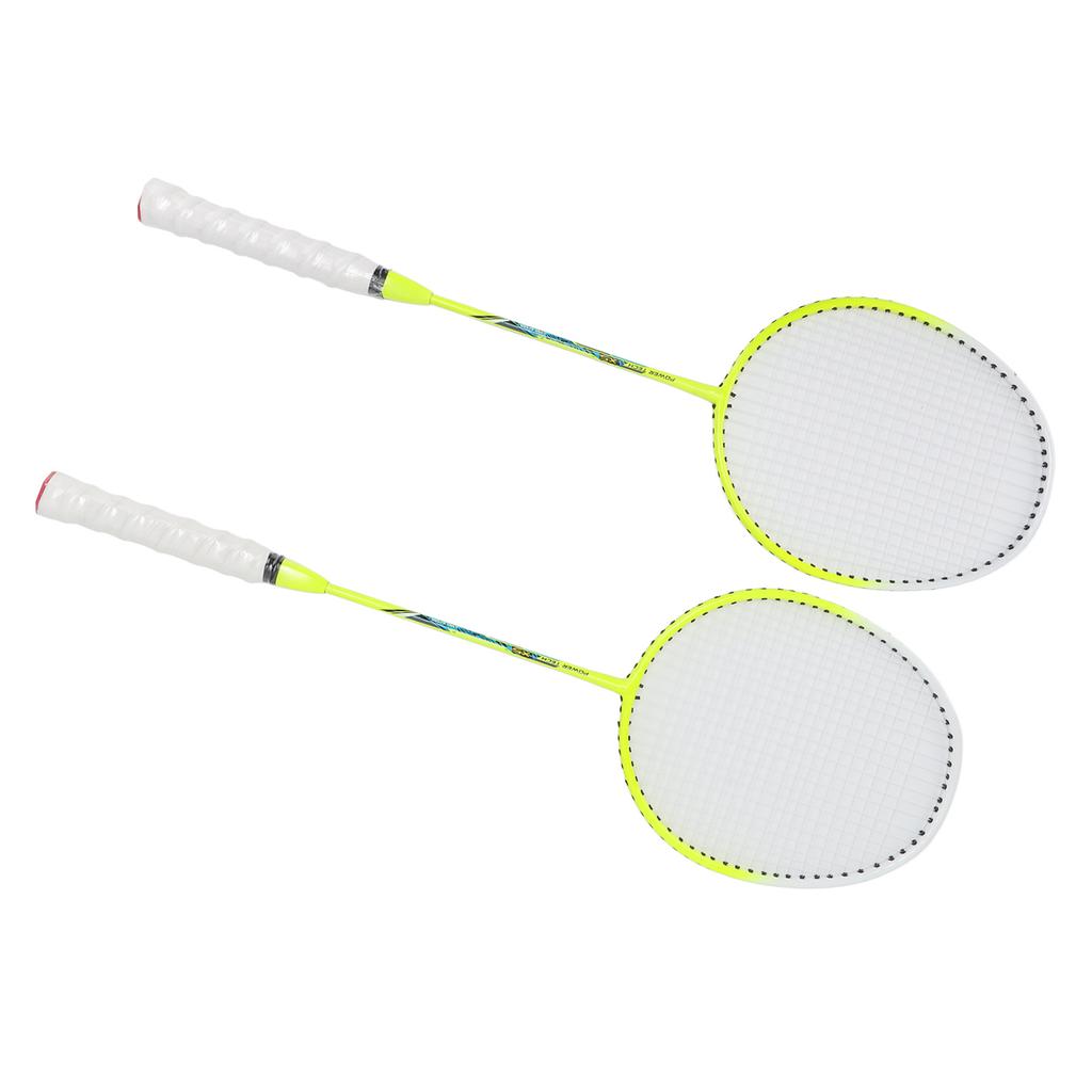 Badminton Rackets Set One Piece Racket Body Iron Alloy Nylon 12pcs Foam Plastic Badminton Sport Rackets Set