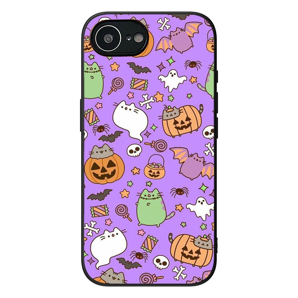 Little Ghost with Halloween Pumpkin Cover for Motorola Moto Edge 50 30 Fusion 40 NEO Ultra Pro E14 G20 E15 G35 G84 G13 G53 Case