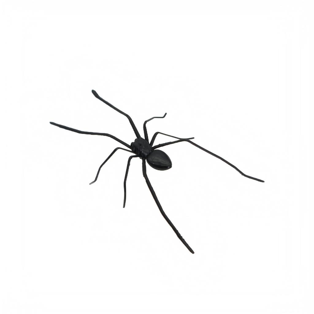 Plastic Decorative Spider Prop for Halloween Party Pranks and Home Decoration Realistic Design Lightweight Flexible Legs