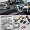 Outboard Control Box Cable End Connector ABS Copper Replacement for Throttle and Shift Control Box Cable Connection 2pcs 67275-95600