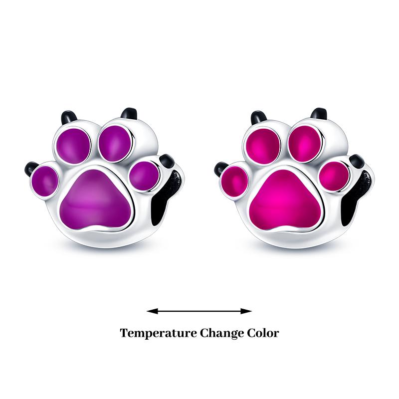 Koperen Plated Lichtgevende Kameleon Kleurveranderende Vlinder Insect Bedels Hanger Past op Pandachoriginal Armbanden Doe-het-zelf Sieraden