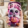Phone Case: 2D Flat Samsung Galaxy A34 A35 M05 M06 S20 S22 S21 FE Plus 5G Protective Case, Couple Style, Bow Ghost, Christmas and Halloween Gift