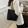 Womens Tote Bag Large Capacity Shopping Bag Girls Shoulder Bag Korean Style Handbags Fashion PU Leather Underarm Bag