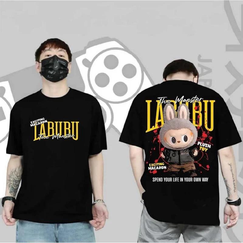 LABUBU The Monster Manga T-Shirt Tee Costumes Undershirt Casual Polyester L