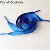 Ribbon Polyester Double Satin Wide Flat Shoelace Candy Color Fashion Various