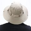 Summer Men Women Breathable Bucket Hat Outdoor UV Protection Wide Brim Panama Hat for Safari Hunting Hiking Mesh Fisherman Caps