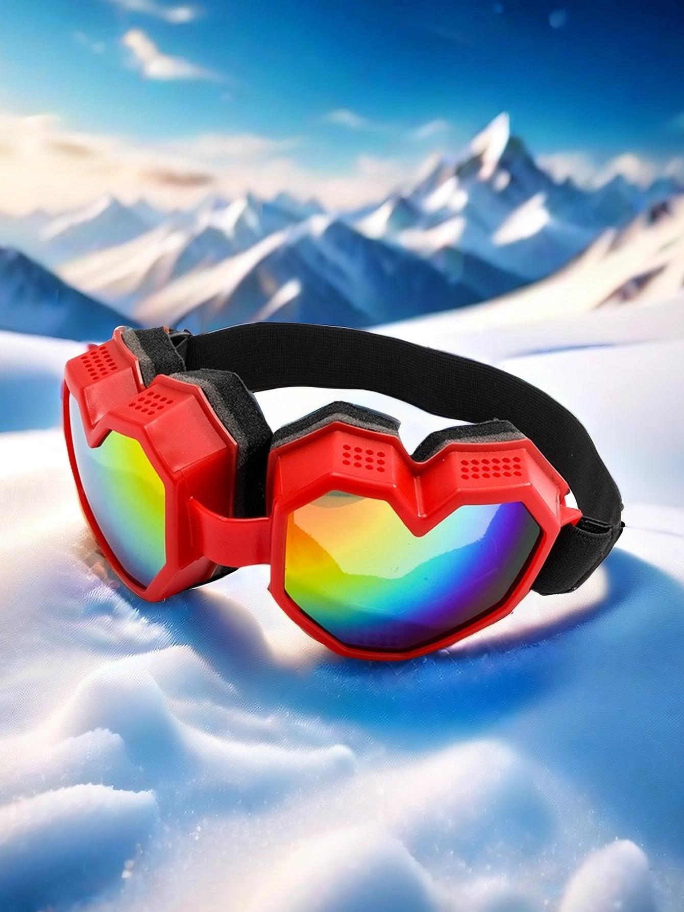 Fable Men's Love-Shaped Pc Sunglasses Windproof Uv Protection Ski Goggles For Couples Stylish Outdoor Sports Eyewear